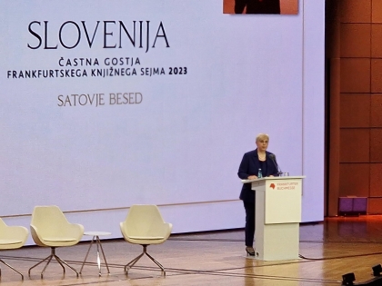 Slavnostni  nagovor naše predsednice na otvoritveni slovesnosti